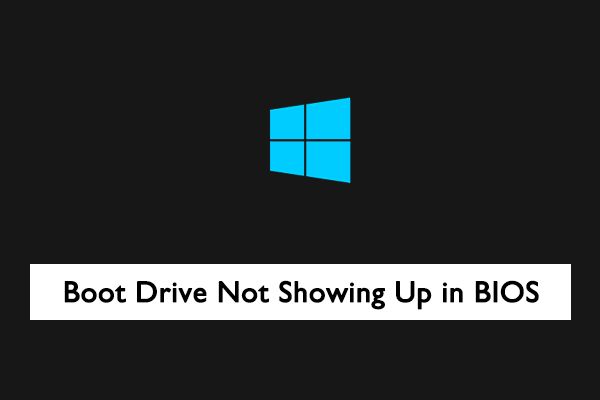 Why is my boot drive not detected in BIOS