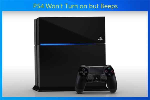 Why does my PS4 beep 3 times but not turn on
