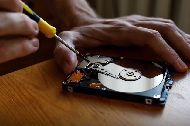 How can I get information from a broken computer hard drive