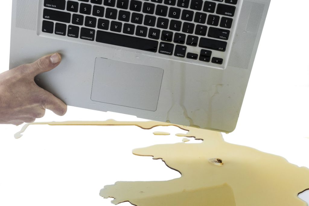 How do you fix a liquid spill on a MacBook