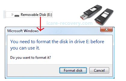 Why is my flash drive asking me to format