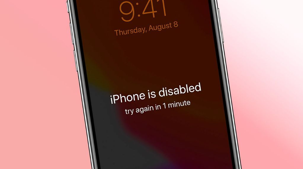 How do you unlock iPhone when it's been disabled