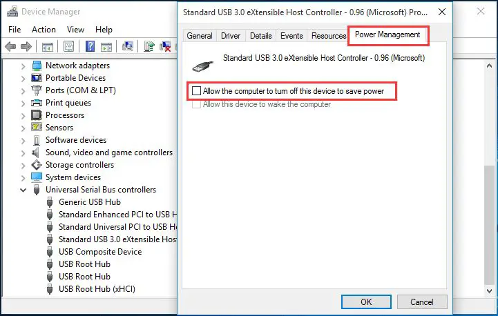 How to fix a USB device that keeps disconnecting and reconnecting in Windows 10