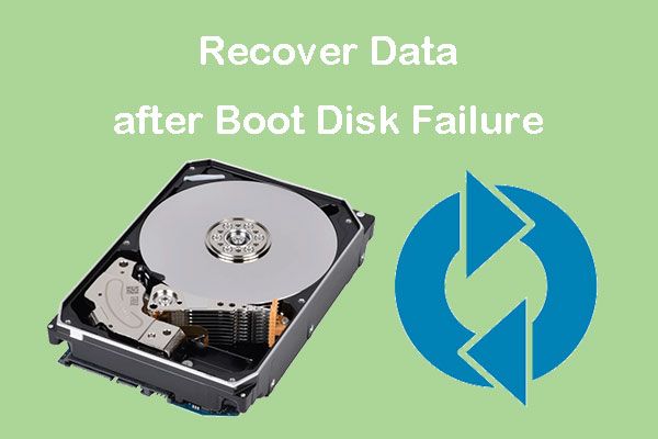 How do I fix a hard drive that failed to boot