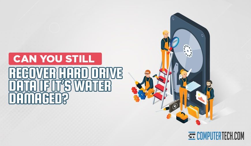 Can you fix a water damaged hard drive