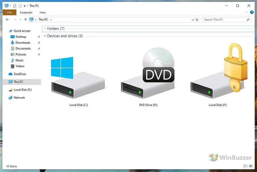 How to password protect a folder on an external hard drive in Windows 10