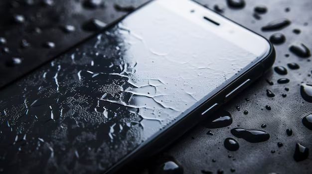 What are the signs of water damage on an iPhone