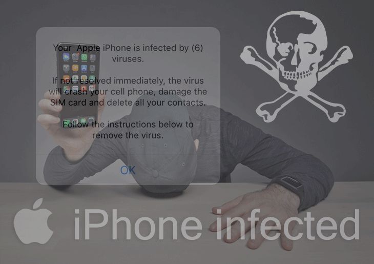 Why does my iPhone keep saying it's infected