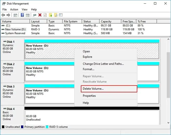 How do I add more disks to RAID 5