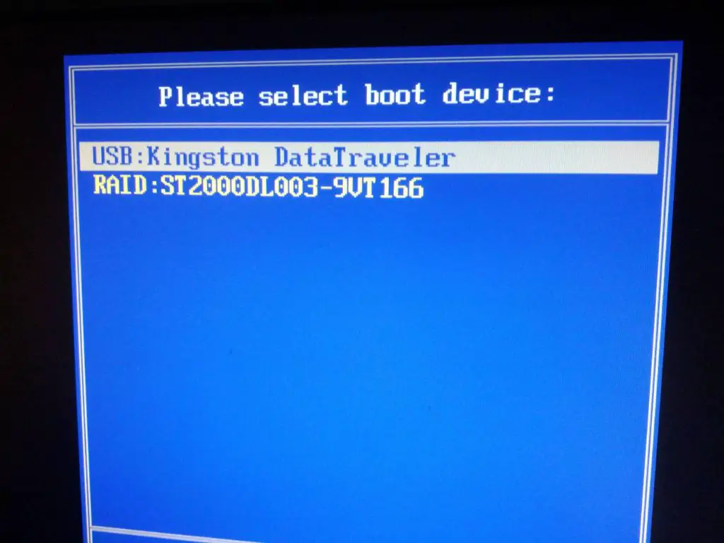 How do I boot a Non-RAID drive