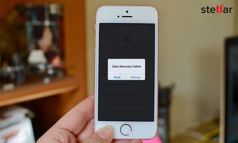 What to do if iPhone says data recovery failed