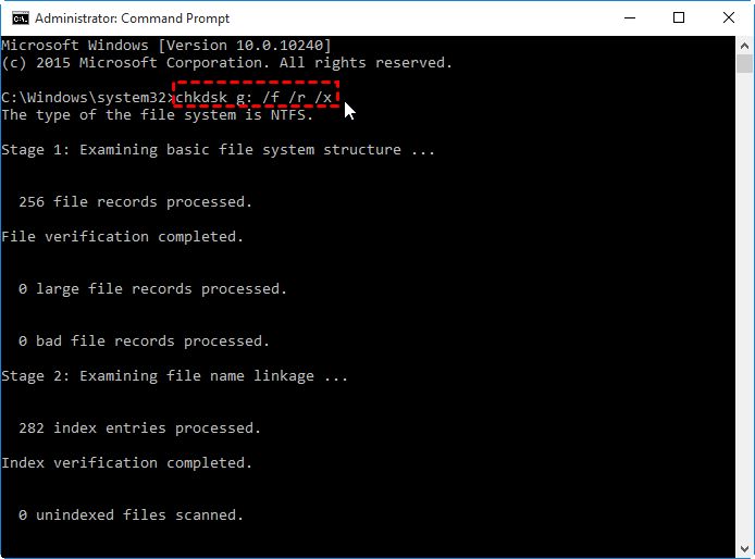 How to use CHKDSK to mark bad sectors