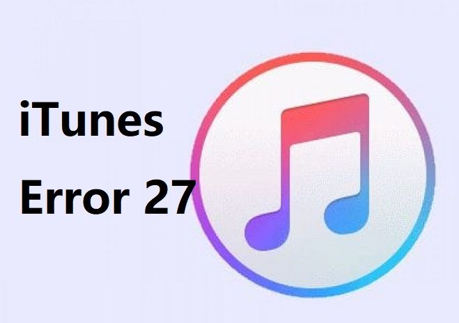 What is error 27 on ipod touch