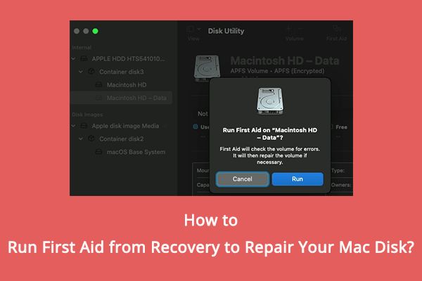 How do I run a recovery repair on a Mac