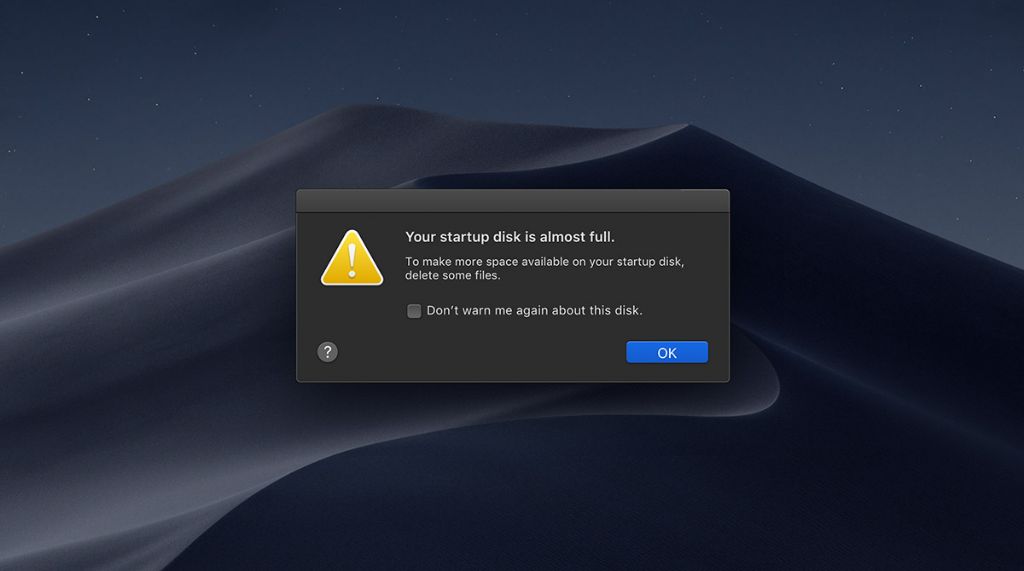 How do I delete stuff from my Mac when disk is full