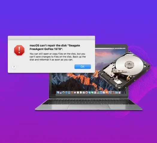 How do I recover a corrupted hard drive on a Mac