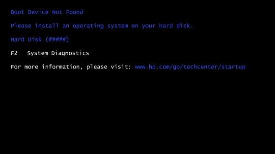 Why can't my BIOS find a bootable device