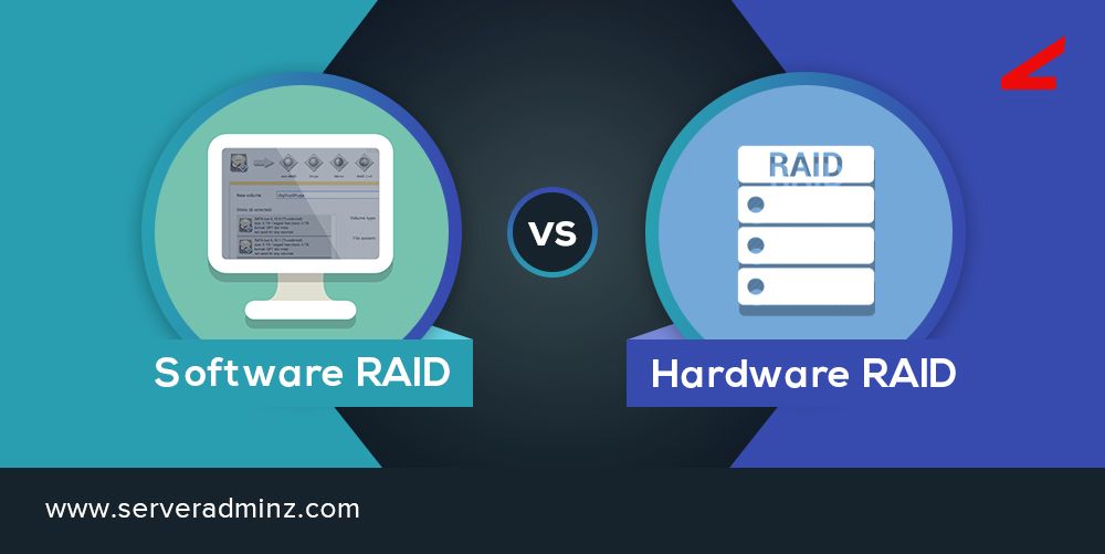 What is the difference between a software RAID vs hardware RAID