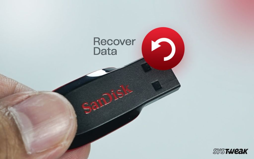 How do I recover data from a corrupted SanDisk pen drive