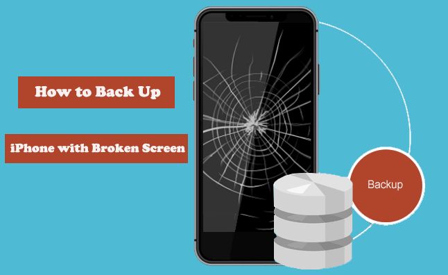 Is there a way to backup an iPhone with a broken screen