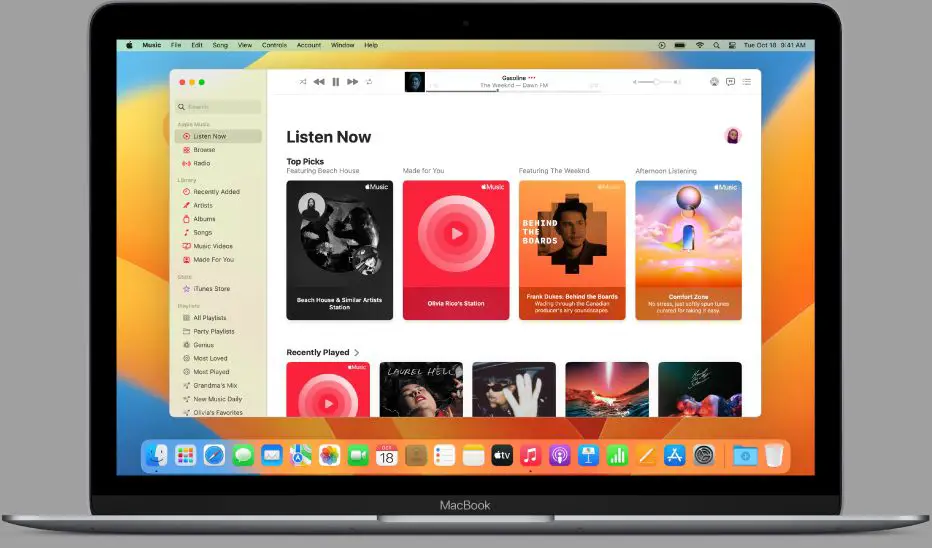 How do I get Apple Music to work on my Macbook