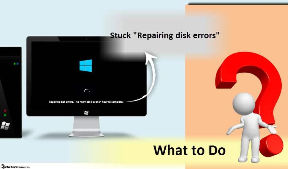 What does it mean when your computer says repairing disk errors