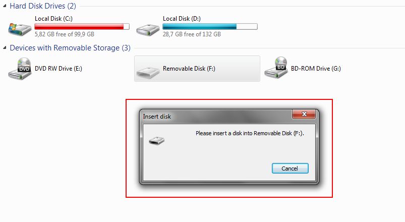 What to do if USB is detected but not opening