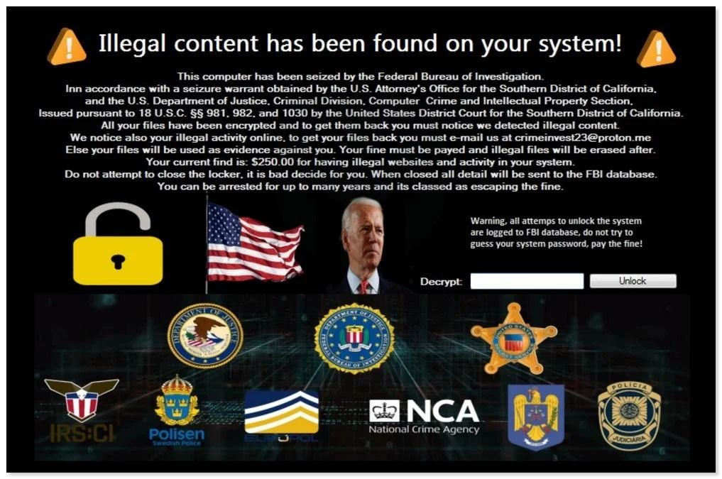 How do you get rid of FBI ransomware