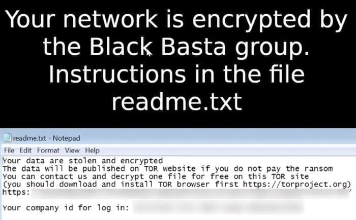 What is black basta ransomware attack