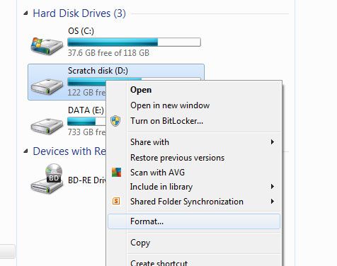 Does formatting a disk erase data