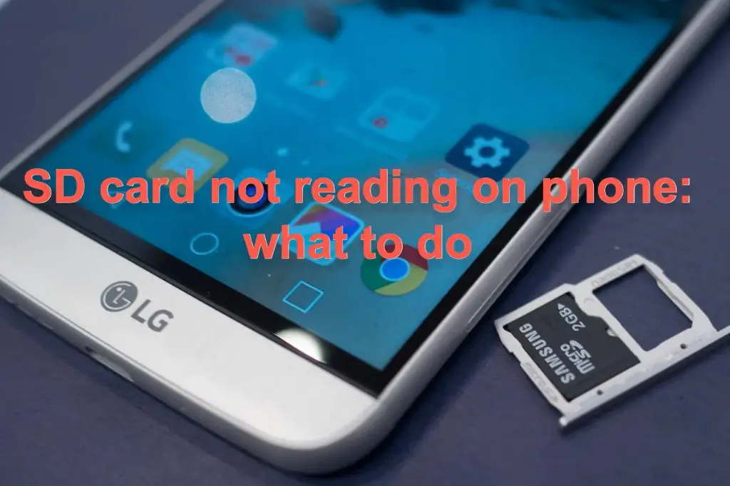 How do I fix my SD card not reading on my Samsung phone