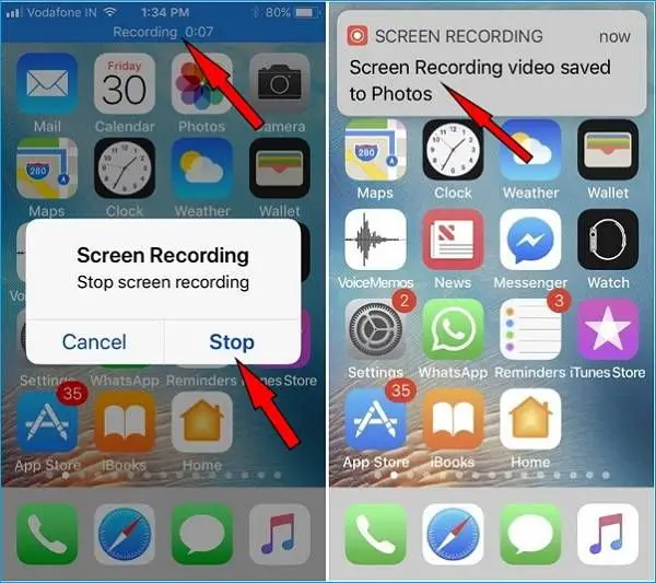Why is my screen recording not saving iPhone