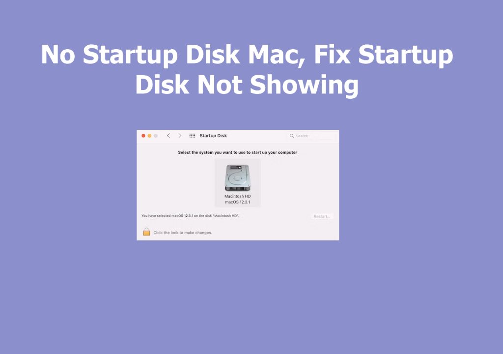 How do I restore my Mac without a startup disk