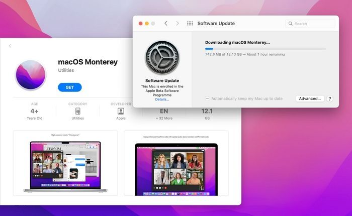 Why is my macOS Monterey not installing