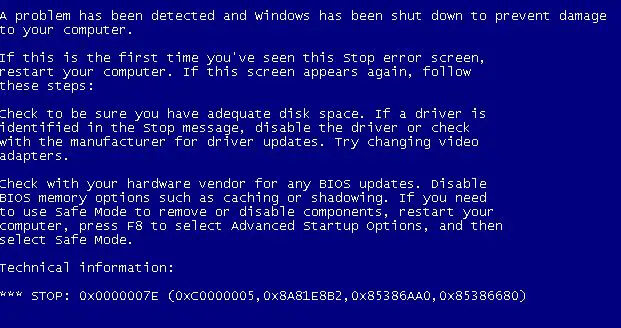 How do you fix a problem has been detected and Windows 7