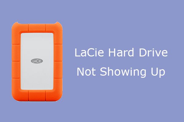 Why is my LaCie drive beeping and not showing up