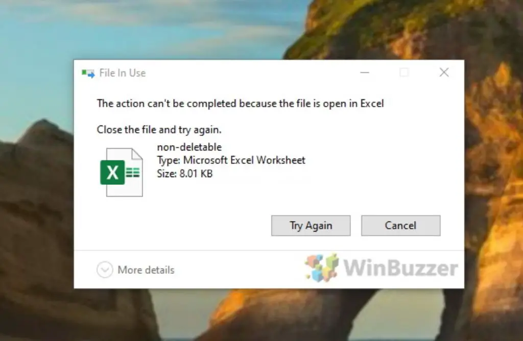 Why can't I delete a file folder in Windows 10