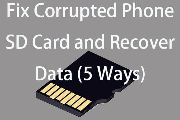 How to repair corrupt SD card in Android