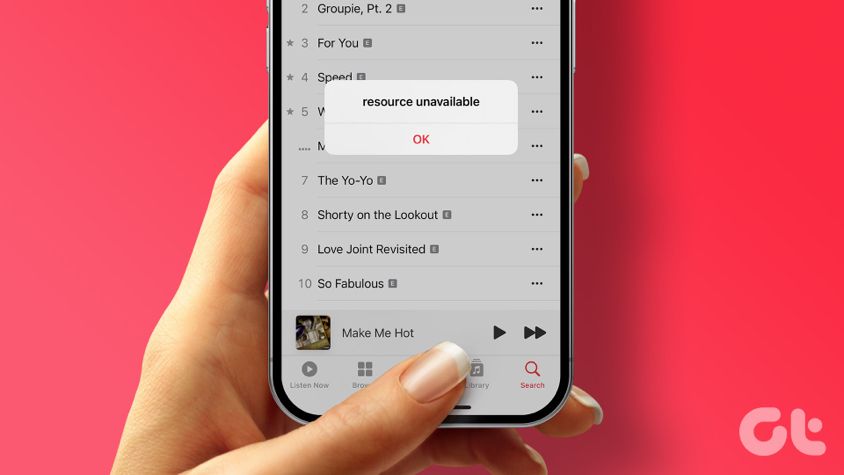 How do I fix unavailable songs on Apple Music
