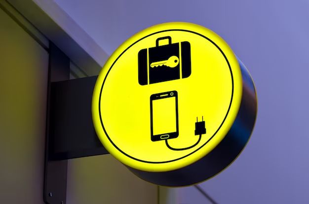 What is the airport charging warning