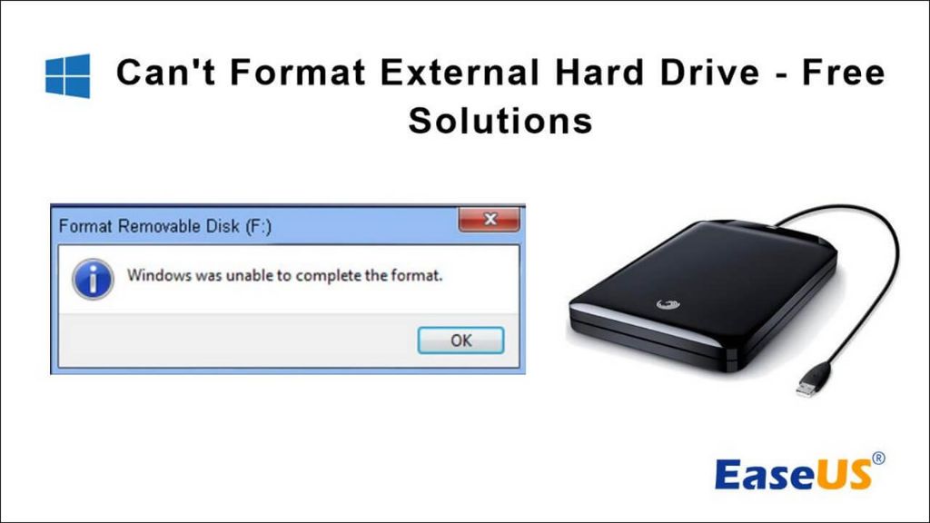 Why I Cannot format my external hard drive