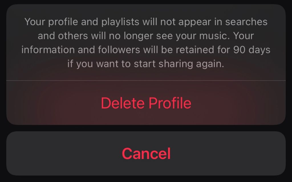 What happens if I delete my Apple Music account