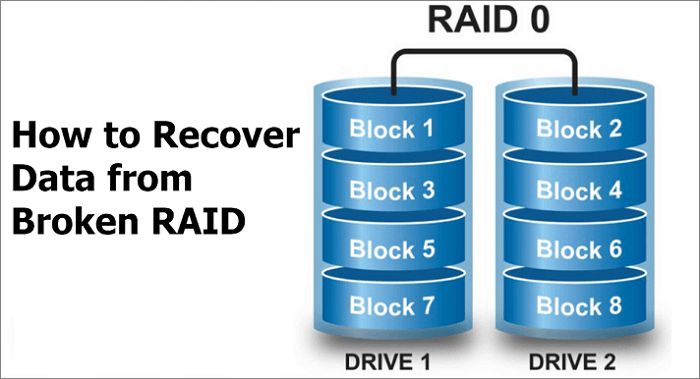How do I replace a failed RAID 0 drive