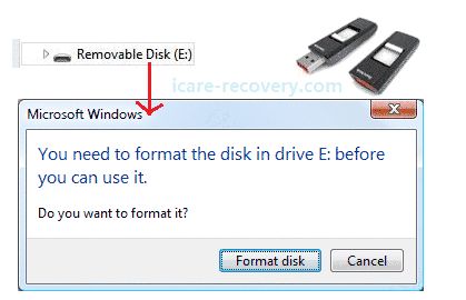 How do you fix a USB drive that says it needs to be formatted