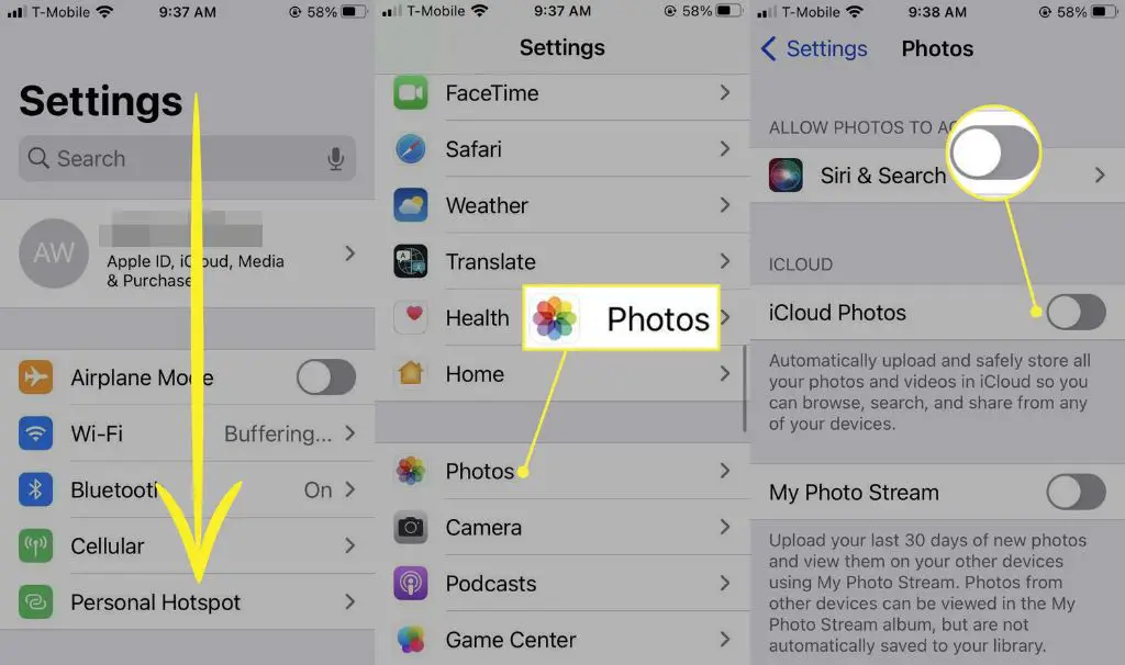 Do photos deleted from iPhone get deleted from iCloud
