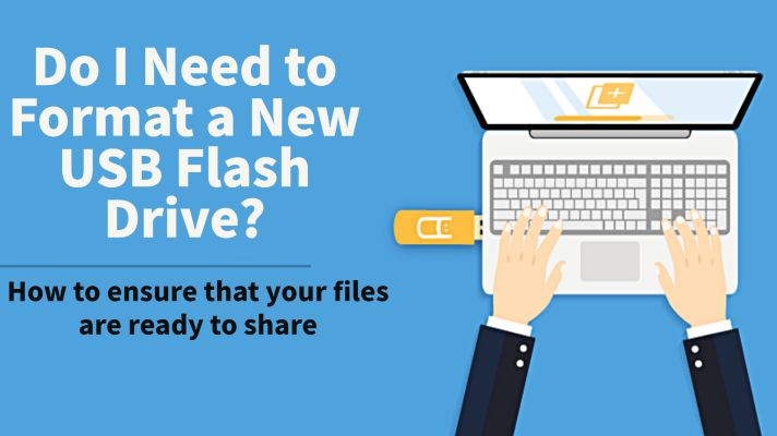 Do you need to format a USB flash drive before using