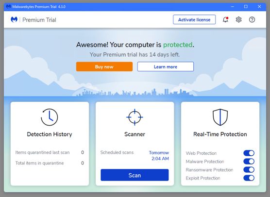 Does Malwarebytes free remove ransomware