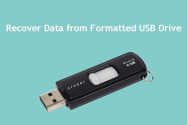 Can formatted USB data be recovered