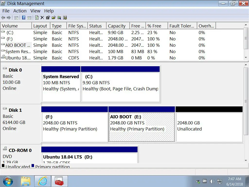 How to create a partition on a 4TB hard drive