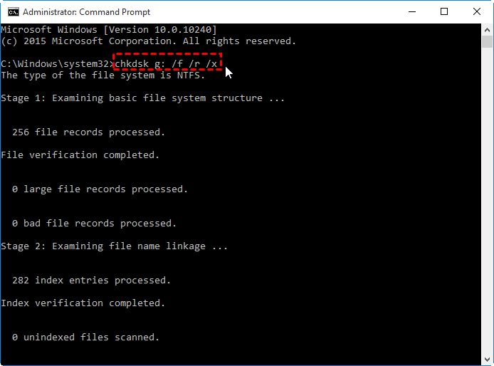 How to check bad sector hdd using cmd